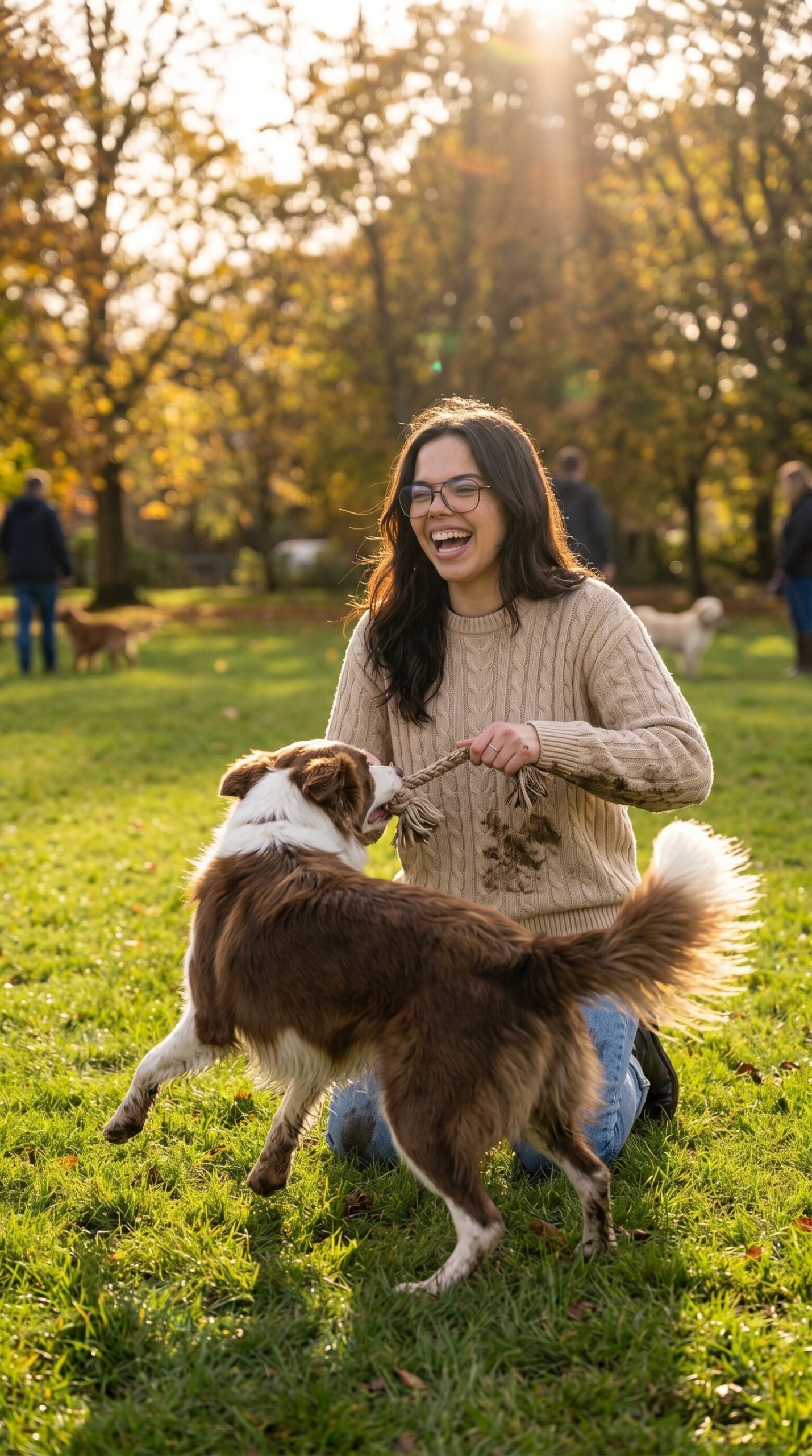 Alex with dog